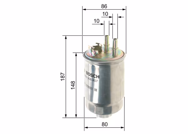 BOSCH Filtro carburante