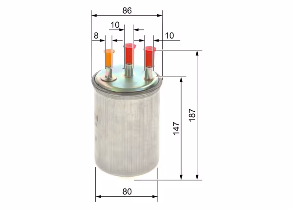 BOSCH Filtro carburante