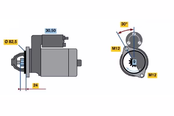 BOSCH Motorino d\'avviamento