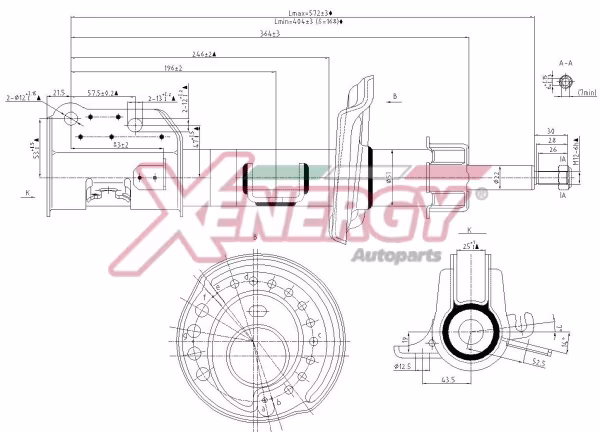 AP XENERGY Ammortizzatore
