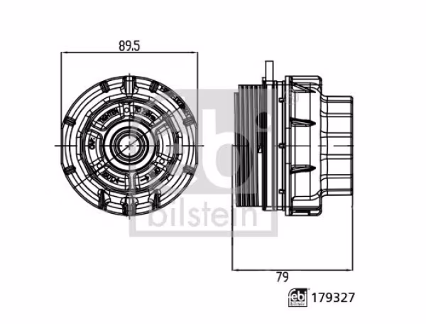 FEBI BILSTEIN Calotta, Carter filtro olio