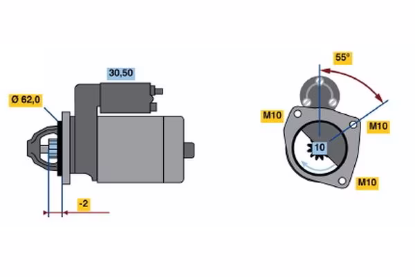 BOSCH Motorino d\'avviamento