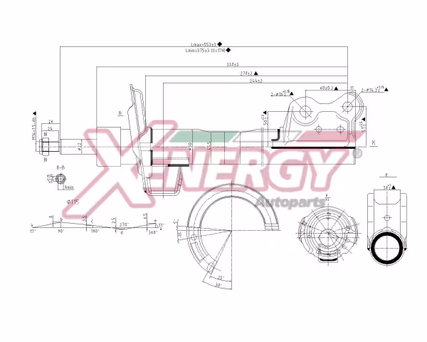 AP XENERGY Ammortizzatore
