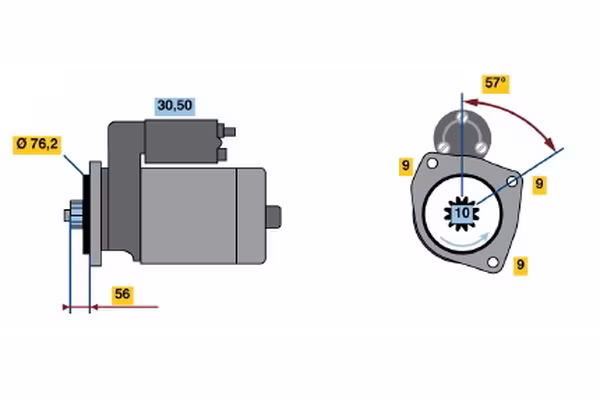 BOSCH Motorino d\'avviamento