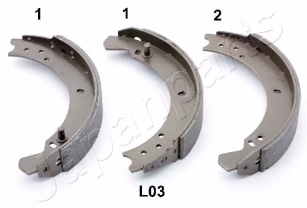 JAPANPARTS Kit ganasce freno