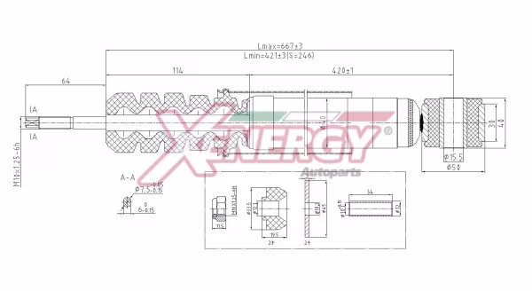 AP XENERGY Ammortizzatore
