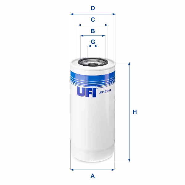 UFI Filtro olio