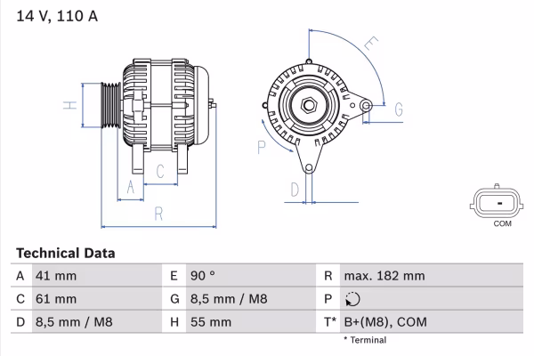 BOSCH Alternatore