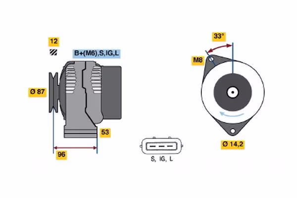 BOSCH Alternatore