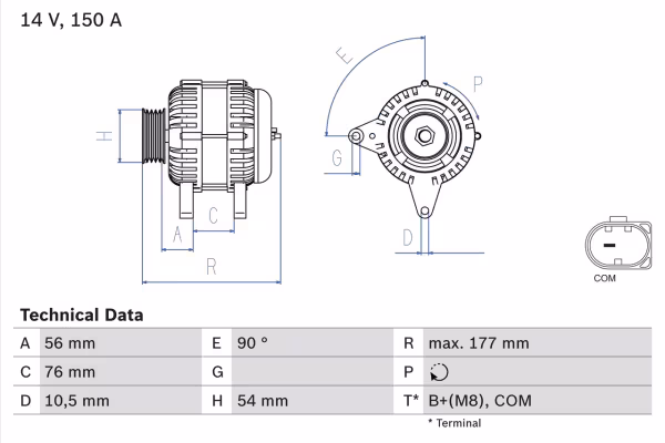 BOSCH Alternatore