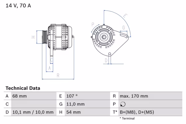BOSCH Alternatore
