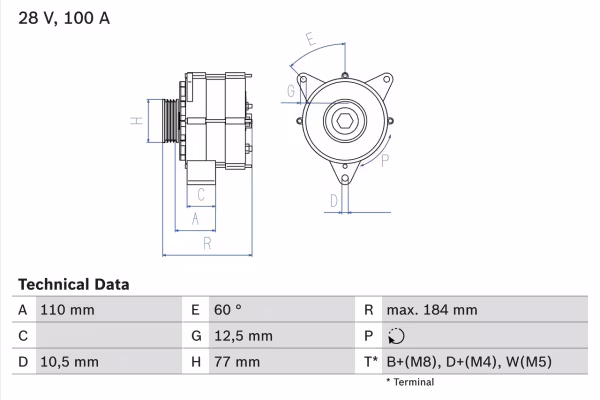 BOSCH Alternatore