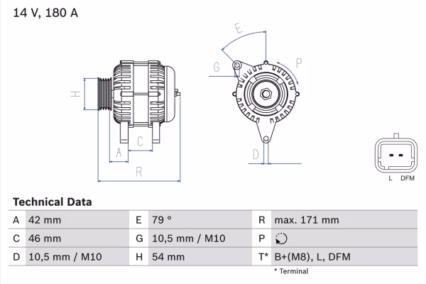 BOSCH Alternatore