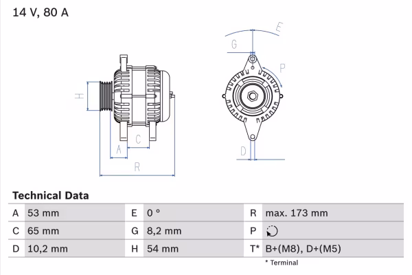 BOSCH Alternatore