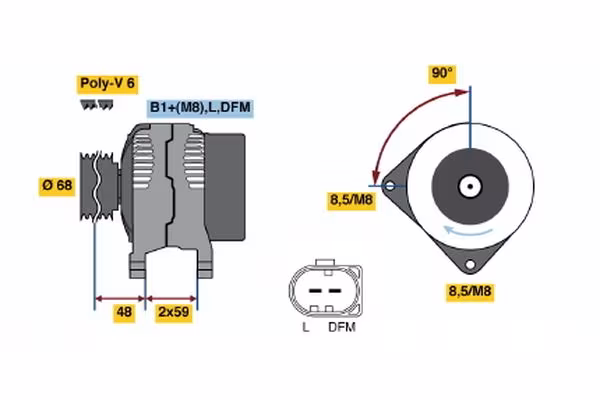 BOSCH Alternatore