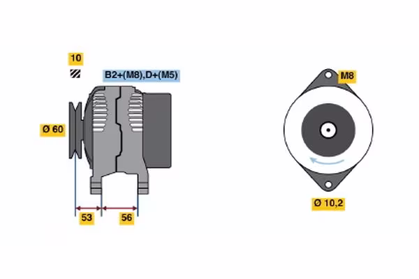 BOSCH Alternatore