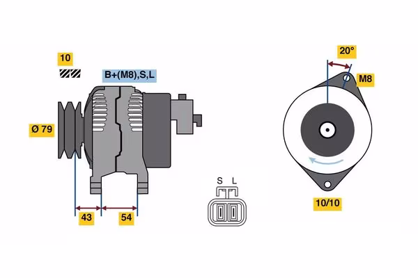 BOSCH Alternatore