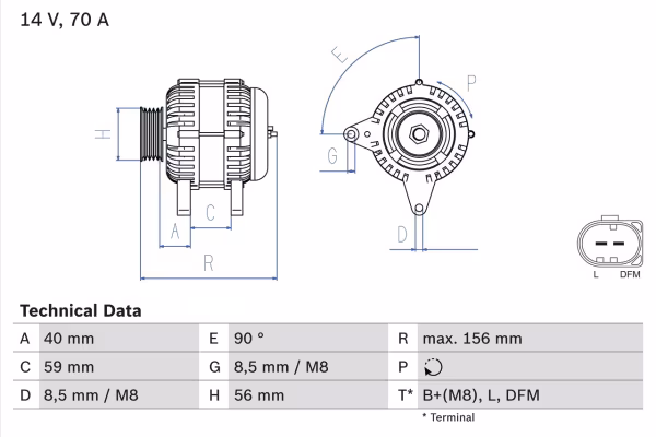 BOSCH Alternatore