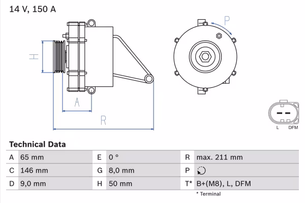 BOSCH Alternatore