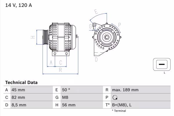 BOSCH Alternatore
