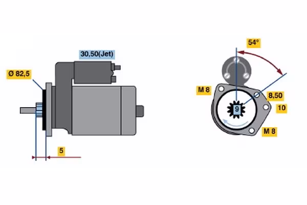 BOSCH Motorino d\'avviamento
