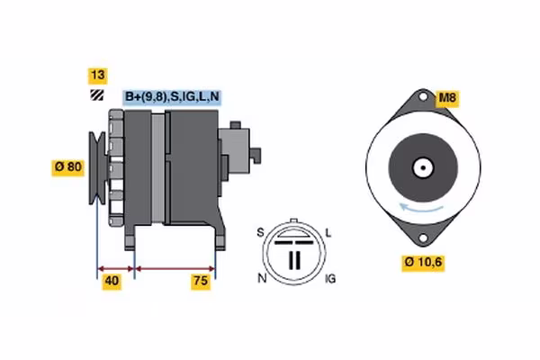 BOSCH Alternatore
