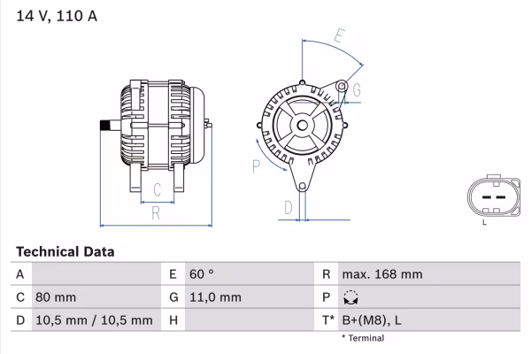 BOSCH Alternatore