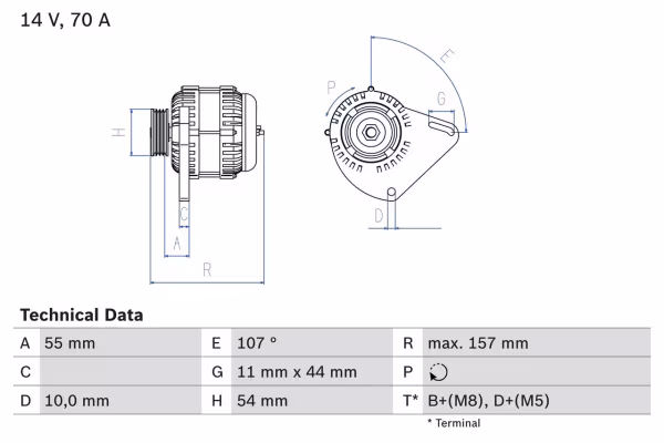 BOSCH Alternatore