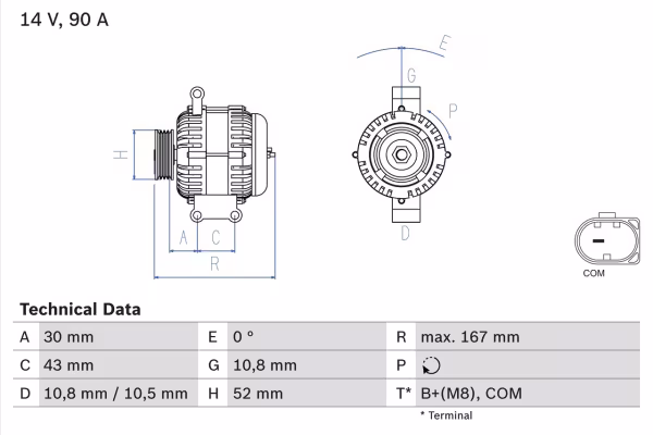 BOSCH Alternatore