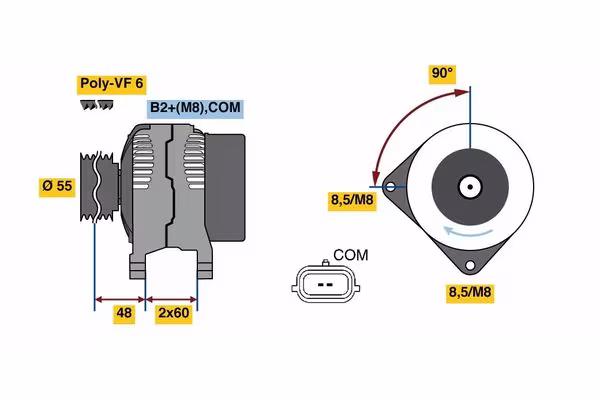 BOSCH Alternatore