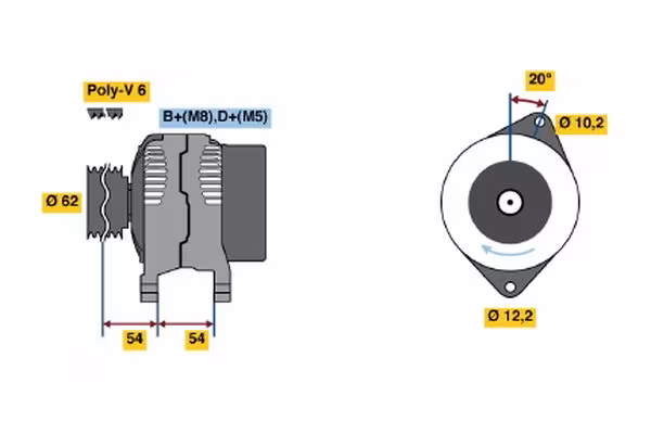 BOSCH Alternatore