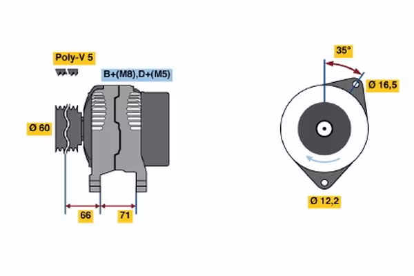 BOSCH Alternatore