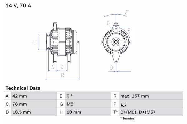BOSCH Alternatore