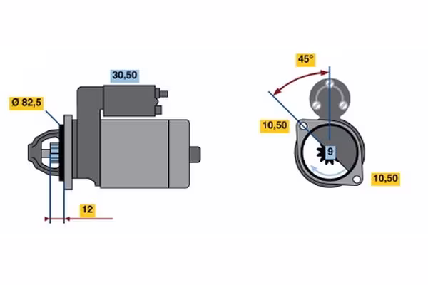 BOSCH Motorino d\'avviamento