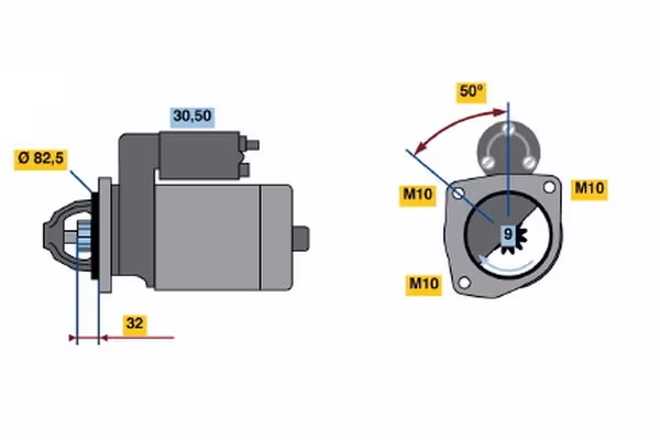 BOSCH Motorino d\'avviamento