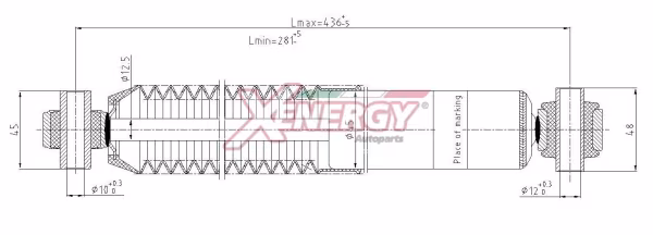 AP XENERGY Ammortizzatore