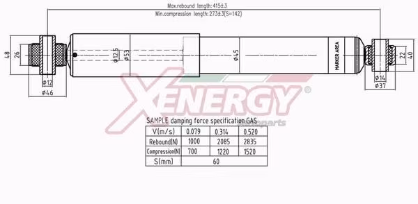 AP XENERGY Ammortizzatore