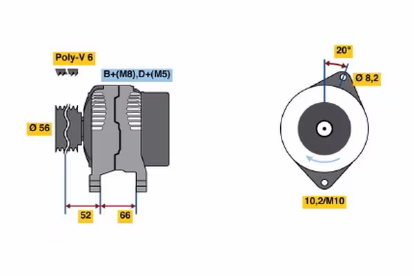BOSCH Alternatore