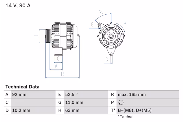 BOSCH Alternatore