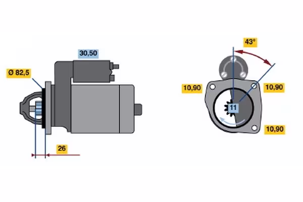 BOSCH Motorino d\'avviamento
