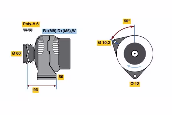BOSCH Alternatore