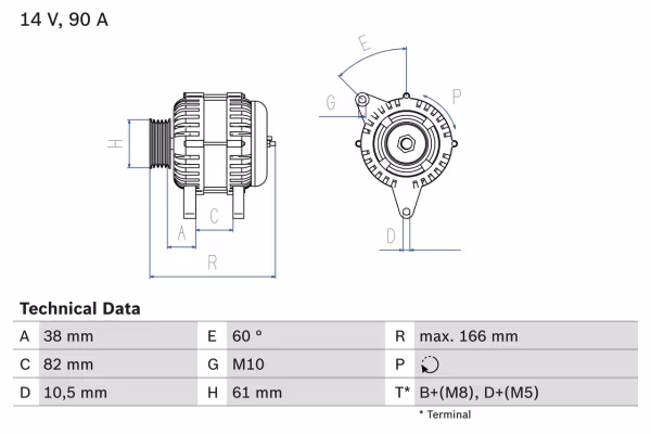 BOSCH Alternatore