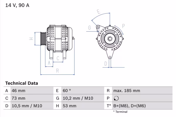 BOSCH Alternatore