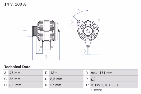 BOSCH Alternatore