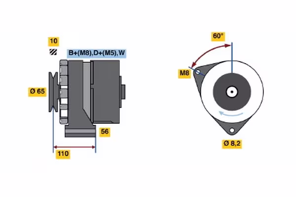 BOSCH Alternatore