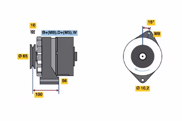BOSCH Alternatore