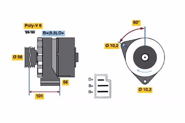 BOSCH Alternatore