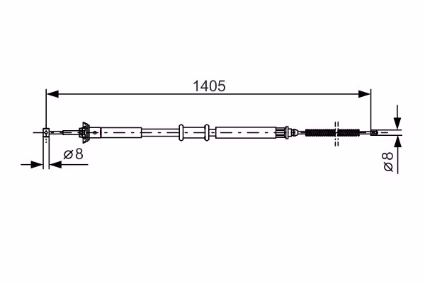 BOSCH Cavo comando, Freno stazionamento