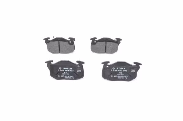BOSCH Kit pastiglie freno, Freno a disco