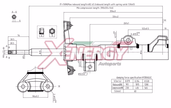 AP XENERGY Ammortizzatore